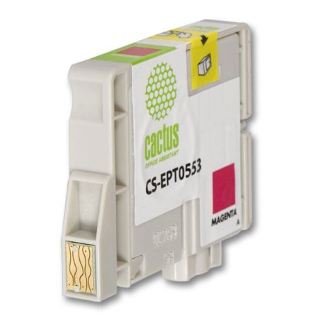 Картридж струйный Cactus CS-EPT0553 пурпурный (10 мл) для Epson Stylus RX520/Stylus Photo R240