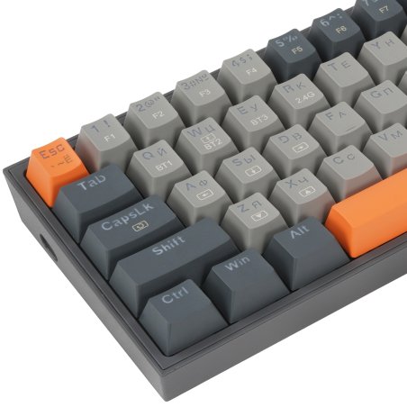 Клавиатура проводная REDRAGON Fizz RU,Rainbow,красные свитчи, механическая