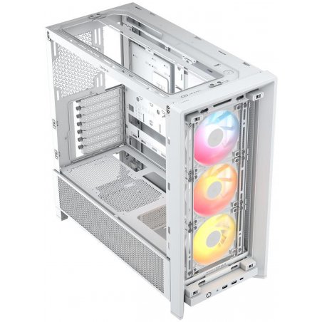 Корпус Corsair Frame 4000D LCD RS ARGB Black, Midi-Tower, чёрный, 4 x 120 мм