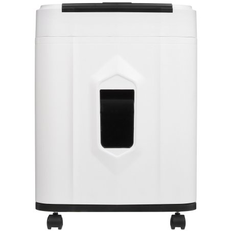 Шредер Heleos АП20-5 белый/черный с автоподачей (секр.P-5) перекрестный 131лист. 20лтр. скрепки скобы пл.карты