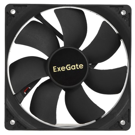 Вентилятор для корпуса ExeGate ExtraPower EP12025S2P черный, 120 мм, 1800 об/мин, 28 дБ, 2 pin