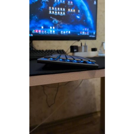 Клавиатура беспроводная Logitech K250, графитовый