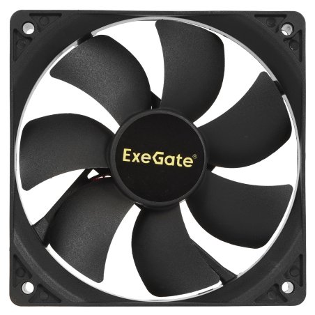 Вентилятор для корпуса ExeGate ExtraPower EP12025SM черный, 120 мм, 1800 об/мин, 28 дБ, 2 pin