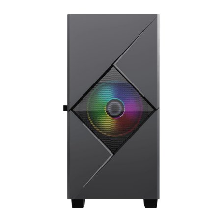 Компьютерный корпус GameMax Cyclops BR без БП (Midi Tower, ATX, Черно-красн.,1*USB 2.0 + 1*USB 3.0, 2*120мм)