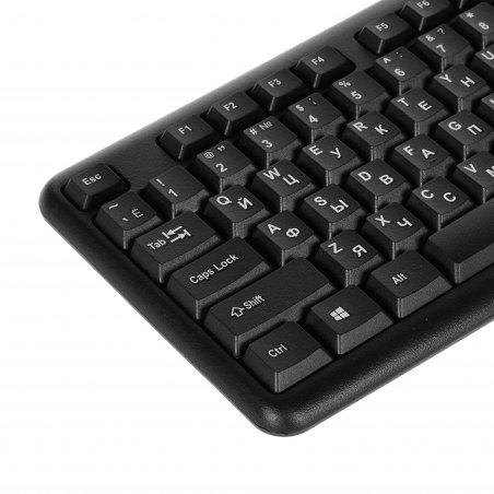Клавиатура Oklick 180V2 проводная, USB Type-A, чёрный