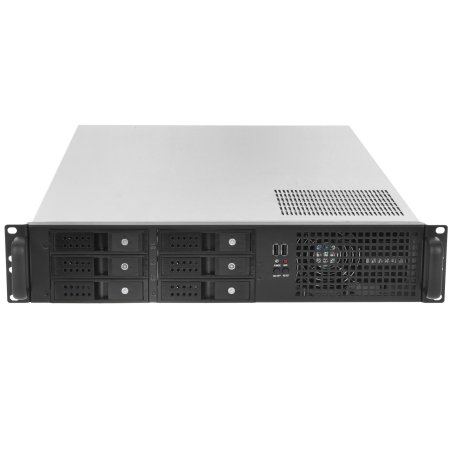 Серверный корпус ExeGate Pro 2U660-HS06 (RM 19", высота 2U, глубина 660, БП 800ADS, 6xHotSwap, USB)