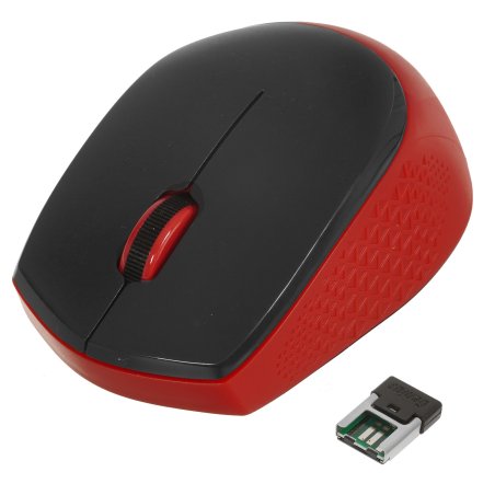 Мышь беспроводная Genius NX-8000S черный/красный, 1200 dpi, радиоканал, USB, кнопки - 3