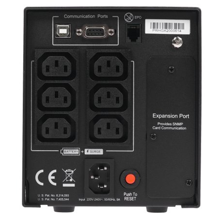 Источник бесперебойного питания CyberPower PR750ELCD 750VA/675W USB/RJ11/45 (6 IEC)
