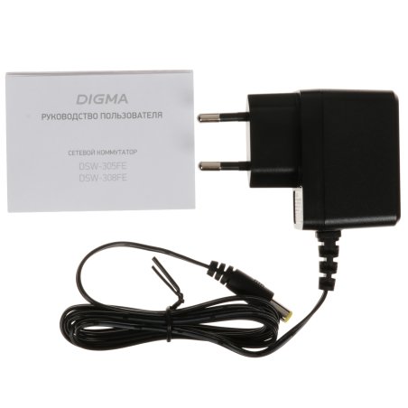 Коммутатор Digma DSW-308FE 8x100Mb неуправляемый