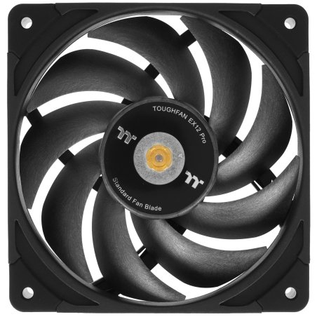 Комплект вентиляторов для корпуса Thermaltake TOUGHFAN EX12 Pro (3 шт.) черный, 120 мм, 2000 об/мин, 29.8 дБ, 4 pin
