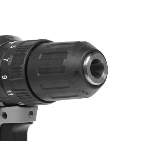 Дрель-шуруповерт аккумуляторная ИНТЕРСКОЛ ДАУ-13/18ВК, Аккумуляторный, 18В, 2 АКБ, Ударный, Кейс