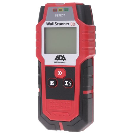 Детектор ADA Wall Scanner 80 поиск деревянных конструкций металла и проводников