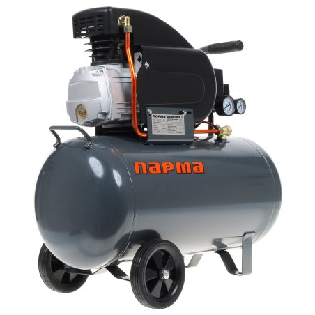 Компрессор поршневой Парма K-1500/50КМ масляный 198л/мин 50л 1500Вт серый/черный