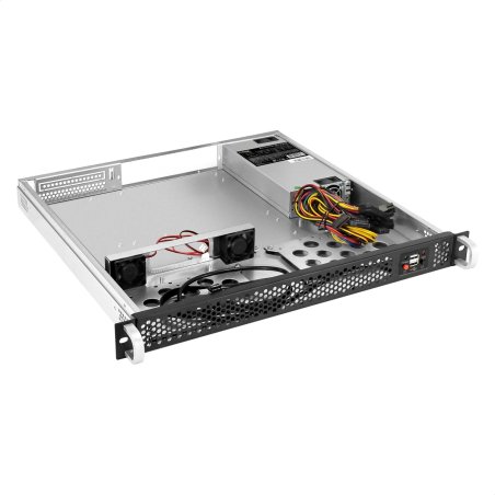 Серверный корпус ExeGate Pro 1U430-02 (RM 19", высота 1U, глубина 430, БП 1U-300ADS, USB)