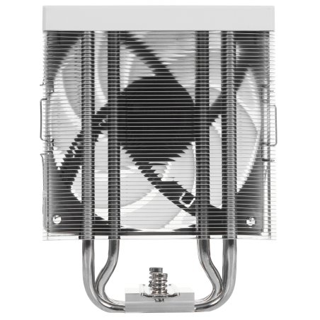 Кулер для процессора JONSBO CR-1400 V2 ARGb (180W, 4-pin PWM, 133мм, Al/Cu, 4x6мм, ARGb, 1x92мм, 38.2CFM, 33.8dBA, 2200RPM, S: 1700/1200/115X, AM4/AM5 белый)