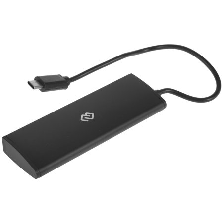 Разветвитель USB-C Digma HUB-4U2.0-UC-B 4порт. черный
