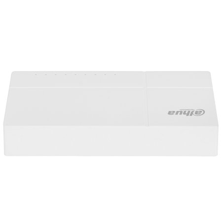 Гигабитный 8-портовый неуправляемый коммутатор Dahua DH-PFS3008-8GT-L, 8xRJ45 1Gb, коммутаця 16 Gbит/с, MAC-таблица 2K, пластик