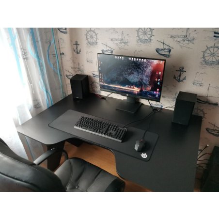 Коврик для мыши Steelseries QcK Edge Средний черный 320x270x2мм (63822)