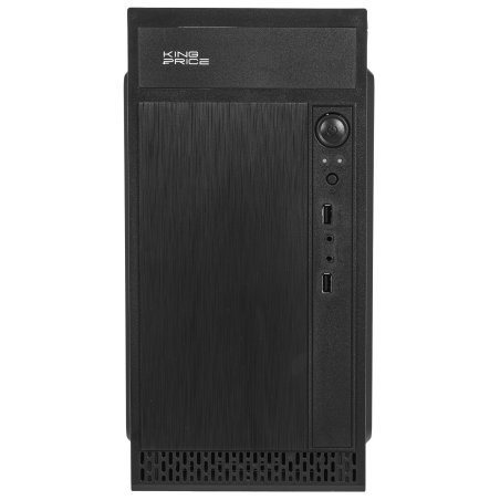 Компьютерный корпус KingPrice KPCC-MN208 черный без БП mATX 1x80мм 2x120мм 2xUSB 2.0 audio