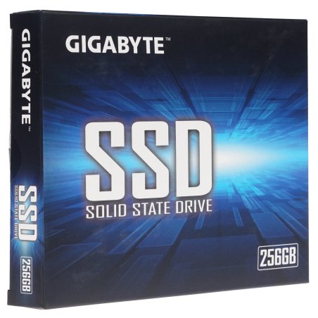 Накопитель SSD Gigabyte, 256Gb, 2.5", SATA III, R/W 520/500
