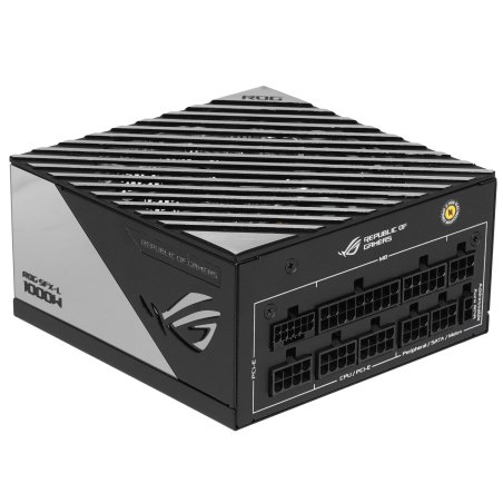 Блок питания ASUS ROG-LOKI-1000P-SFX-L GAMING (90YE00N1-B0NA00), 1000Вт, 80 PLUS Platinum, 135мм, модульный, серый и черный