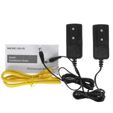 Система Mercusys MESH AC1900 Whole Home Mesh Wi-Fi System, 3× Internal Antennas, 3×Gb ports (WAN/LAN) (2-pack)
