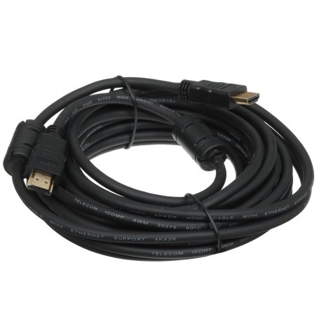 Кабель HDMI-19M - HDMI-19M ver 2.0+3D/Ethernet,2 фильтра 7.5m Telecom