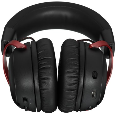 Гарнитура HyperX Cloud III S Wireless чёрный/красный, беспроводная, радиоканал, до 120 ч, съёмный микрофон, совместимость с PS5