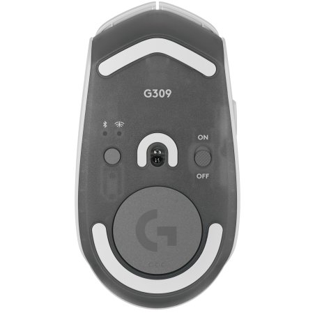 Мышь беспроводная Logitech G309 Lightspeed белый, 25600 dpi, радиоканал, Bluetooth, USB, кнопки - 6