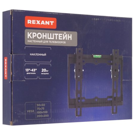 Кронштейн для телевизора Rexant 17"-42", наклонный