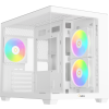 Корпус Ocypus Gamma C54 WH ARGB, Mini-Tower, белый, 3 x 120 мм