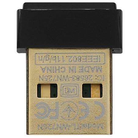 Сетевой адаптер TP-Link SOHO TL-WN725N Беспроводной USB Нано адаптер 150 Мбит/с стандарта N c кнопкой QSS(Realtec)