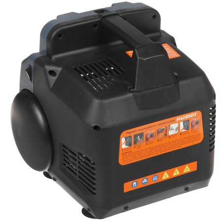 Компрессор поршневой Patriot WO 6-180 безмасляный 180л/мин 6л 1100Вт черный/оранжевый