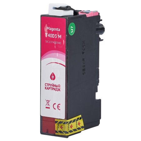 Картридж струйный Sakura C13T40D340 (T40D3 M) для Epson, пурпурный, 56 мл.