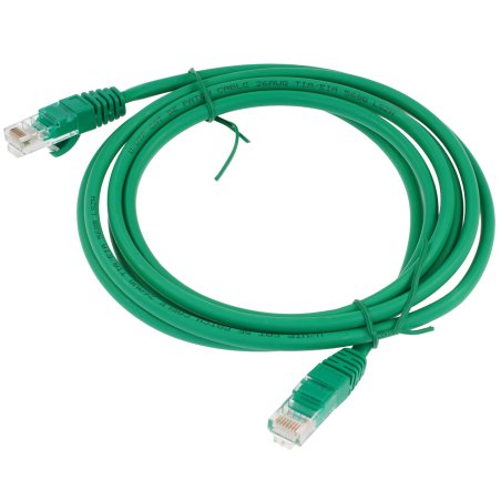 Патч-корд U/UTP Rexant CAT 5e, RJ45-RJ45, 26AWG, ZH нг(А)-HF, зеленый, 2 м