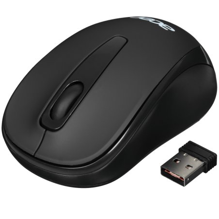 Мышь беспроводная Acer OMR133 черный, 1000 dpi, радиоканал, USB, кнопки - 3