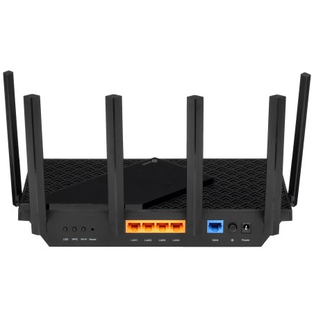 Роутер TP-Link Archer AX73 AX5400 Dual Band Wireless Gigabit Router, 1.5 GHz Tri-Core CPU, 1 GE WAN + 4 GE LAN ports, 1× USB 3.0 Port, support 1024-QAM, OFDMA, MU-MIMO, Airtime Fairness, Beamforming, 160MHz Channel Width, come with HomeShieldTM, support R