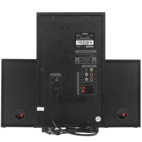 Колонки SVEN SPS-603 черный USB-порт ПК, ноутбука или адаптер 5V DC