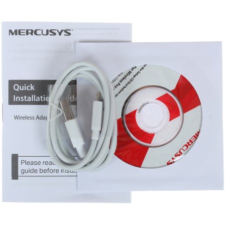 Сетевой адаптер WiFi Mercusys MW300UH USB 2.0 (ант.внеш.несъем.) 2ант.
