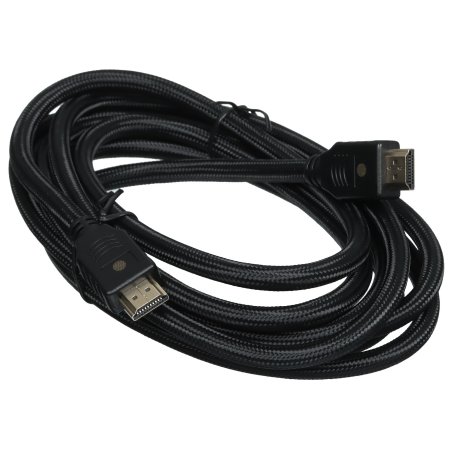 Кабель аудио-видео Cactus CS-HDMI.2-3 HDMI (m)/HDMI (m) 3м. Позолоченные контакты черный