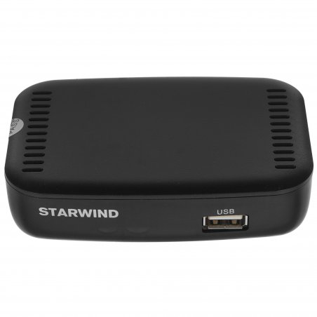 Приставка для цифрового ТВ Starwind CT-160 черный, DVB-T2, DVB-T, DVB-C, HDMI, USB 2.0 х2