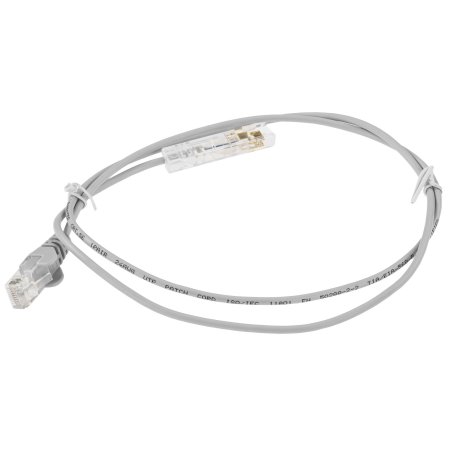 Кабель Патч-корд Lanmaster UTP LAN-45-P1-1M вилка RJ-45-110 1м серый ПВХ (уп.:1шт)