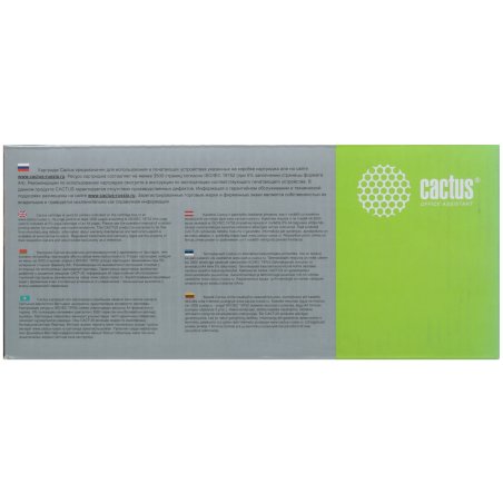 Картридж лазерный Cactus CS-CLT-C506L голубой (3500 стр.) для Samsung CLP 680; CLX 6260/6260FD/6260FR