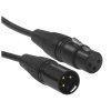 Кабель GCR 15.0m микрофонный XLR M/XLR F , черный, AL case черный, GCR-53376