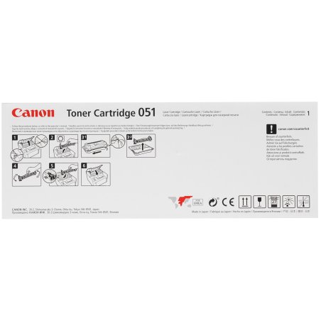 Картридж лазерный Canon 051 BK 1700 стр
