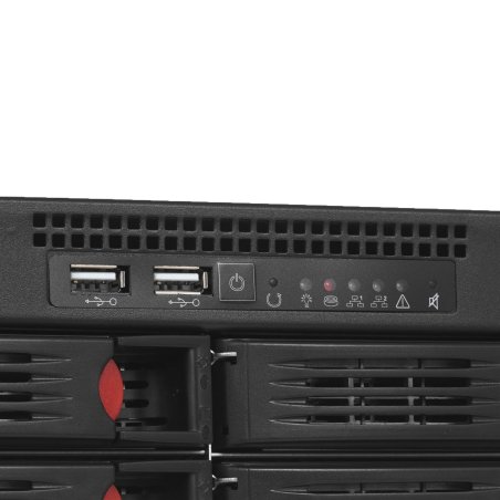 Серверный корпус ExeGate Pro 2U660-HS08 (RM 19", высота 2U, глубина 660, без БП, 8xHotSwap, USB)