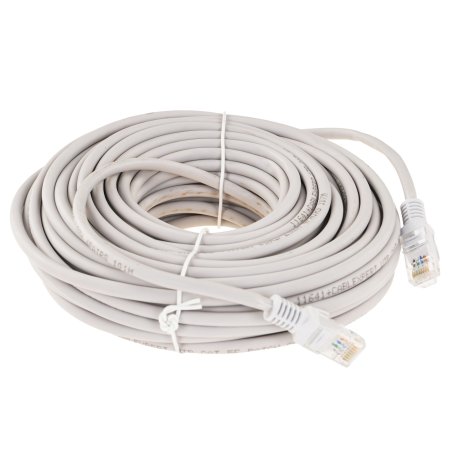 Патч-корд LSZH UTP Cablexpert PP31-20M кат.5e, 20м, литой, многожильный, серый