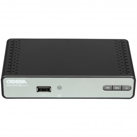 Приставка для цифрового ТВ Cadena CDT-2351SB черный, DVB-T2, DVB-T, HDMI, USB 2.0