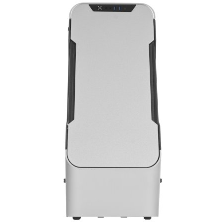 Компьютерный корпус JONSBO TR03-G Silver без БП, боковая панель из закаленного стекла, mini-ITX, micro-ATX, ATX, серебристый