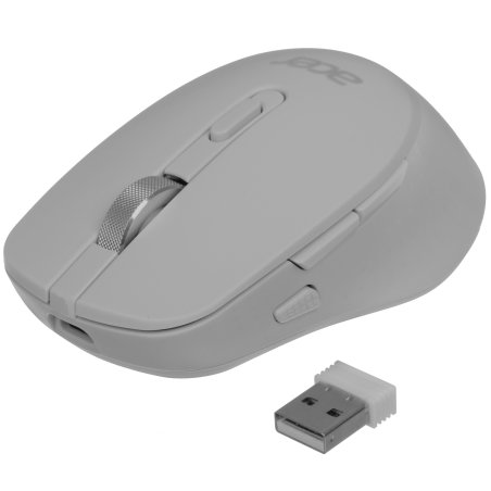 Мышь беспроводная Acer OMR310 темно-серый, 1600 dpi, радиоканал, Bluetooth, USB, кнопки - 7